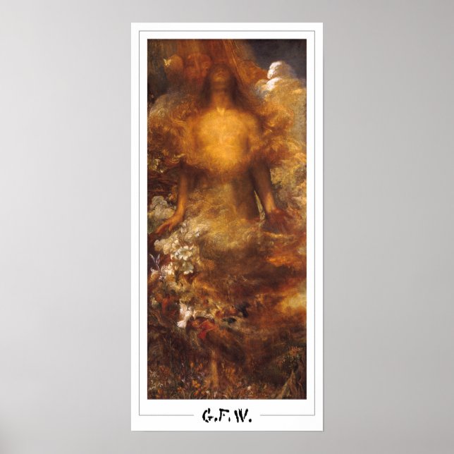 Póster de arte de George Frederic Watts Zedign #23 (Frente)