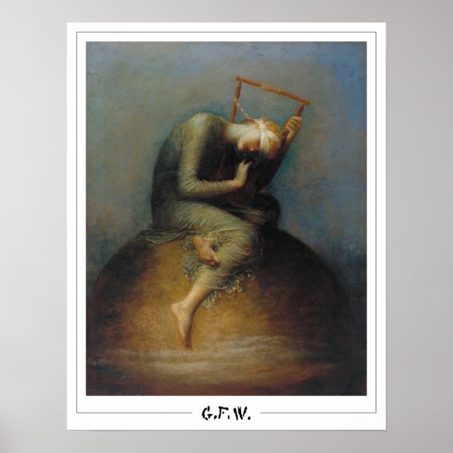 Póster de arte de George Frederic Watts Zedign #27 (Frente)