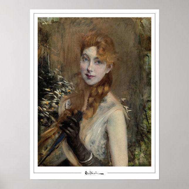 Póster de arte de Giovanni Boldini Zedign #210 (Frente)