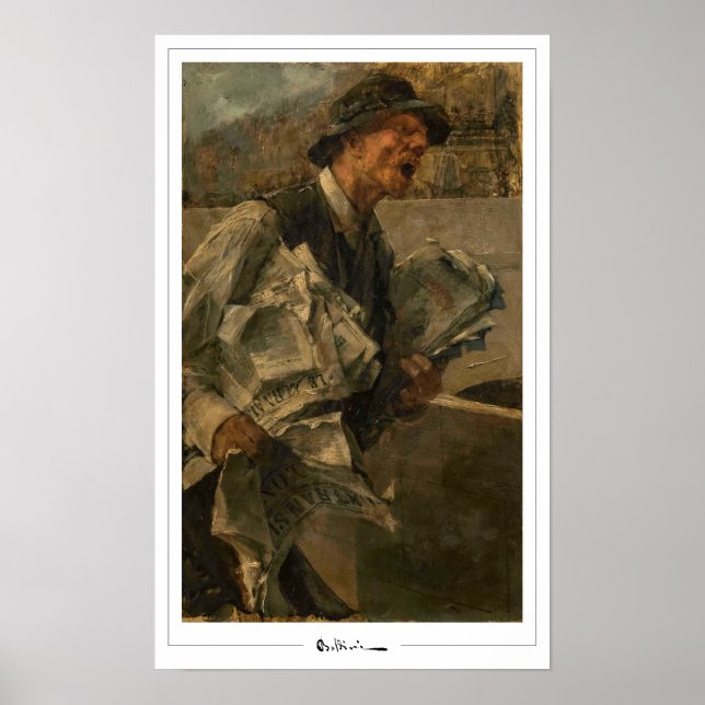 Póster de arte de Giovanni Boldini Zedign #211 (Frente)