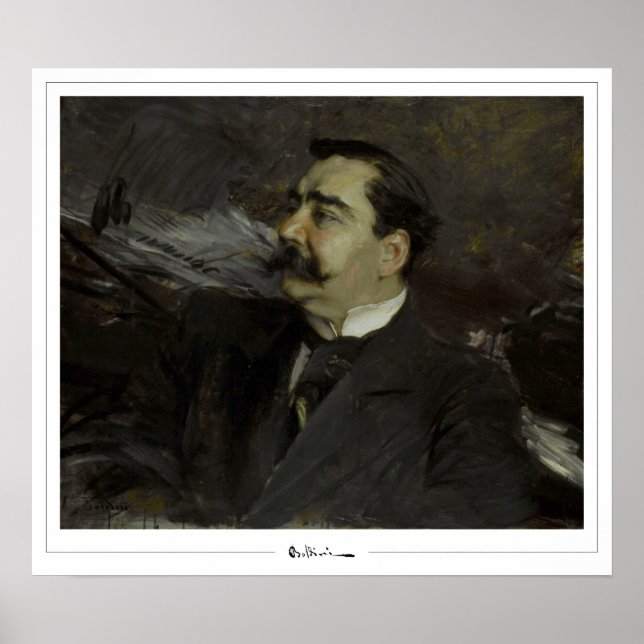 Póster de arte de Giovanni Boldini Zedign #582 (Frente)