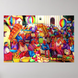 Poster de arte de Guatemala