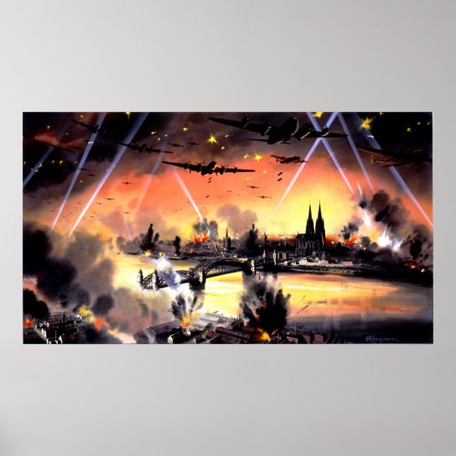 poster de arte de guerra de bombarderos DE 14.95 (Frente)