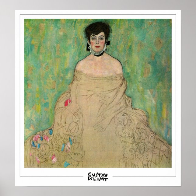 Póster de arte de Gustav Klimt Zedign #186 (Frente)