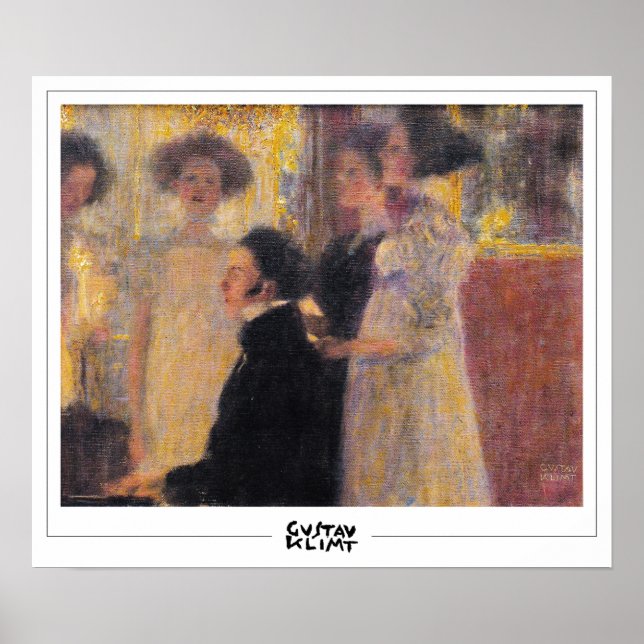 Póster de arte de Gustav Klimt Zedign #391 (Frente)