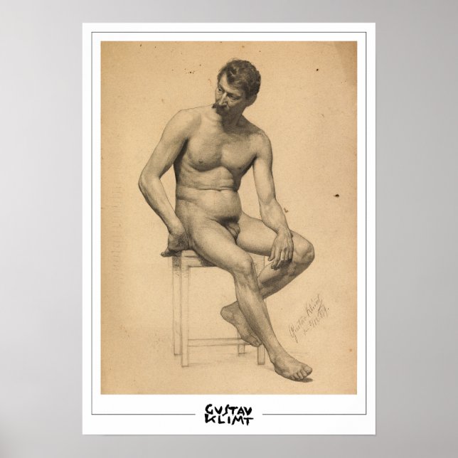 Póster de arte de Gustav Klimt Zedign #514 (Frente)