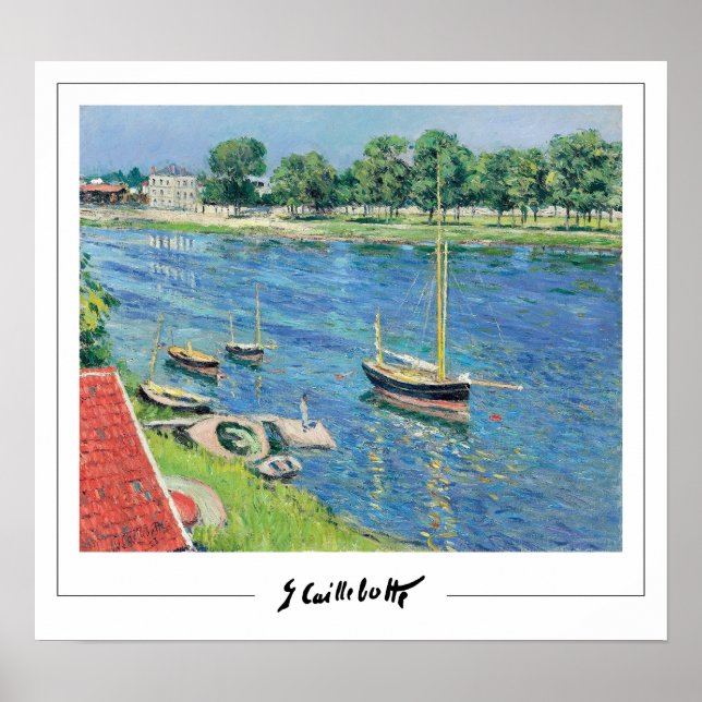 Póster de arte de Gustave Caillebotte Zedign #113 (Frente)