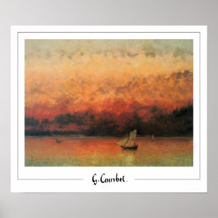 Póster de arte de Gustave Courbet Zedign #128-2