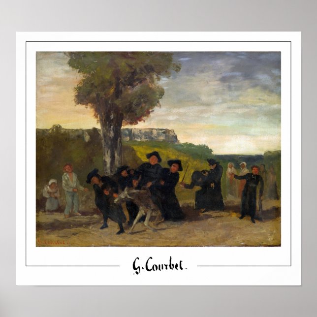 Póster de arte de Gustave Courbet Zedign #213-2 (Frente)