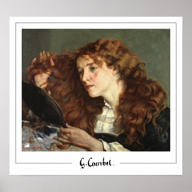 Póster de arte de Gustave Courbet Zedign # 97-2 (Frente)