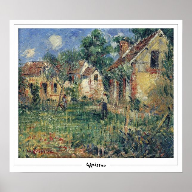 Póster de arte de Gustave Loiseau Zedign #127 (Frente)