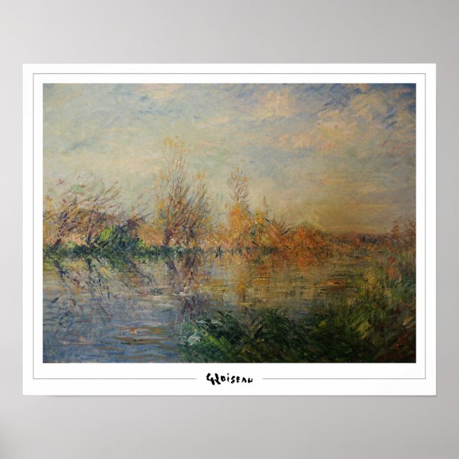 Póster de arte de Gustave Loiseau Zedign #334 (Frente)