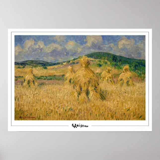 Póster de arte de Gustave Loiseau Zedign #375 (Frente)