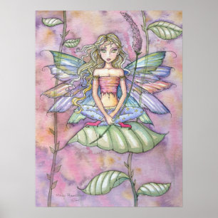 Póster de Arte de Hada de Flor de Jardín Impreso