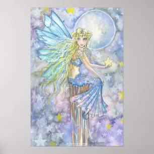 Póster de Arte de Hada Estelar Caprichosa