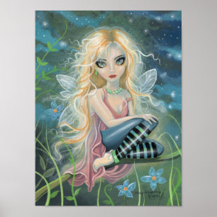 Póster de Arte de Hadas de Fantasía Mística