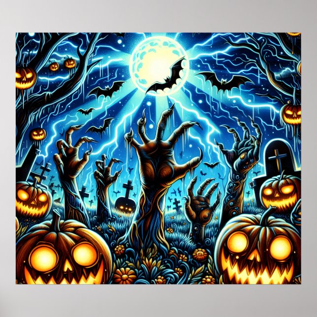 Poster de arte de Halloween (Frente)