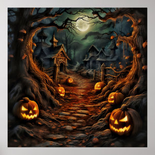 Poster de arte de Halloween