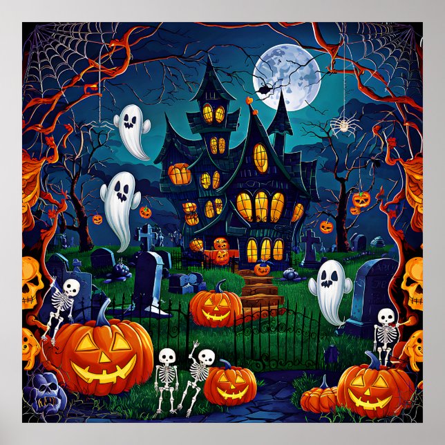Poster de arte de Halloween (Frente)