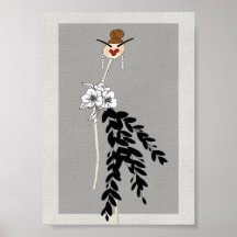 Póster de Arte de Ilustración de Moda de Alta Cost