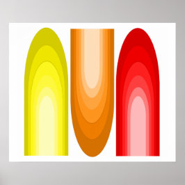 Poster de arte de inspiración moderna de mediados 