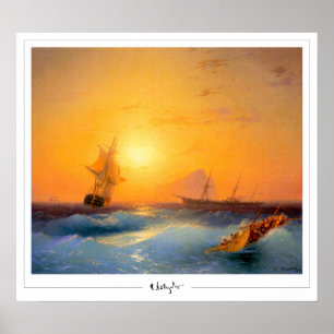 Póster de arte de Ivan Aivazovsky Zedign #168