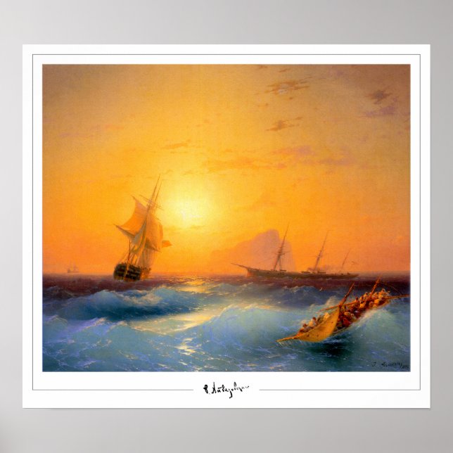 Póster de arte de Ivan Aivazovsky Zedign #168 (Frente)