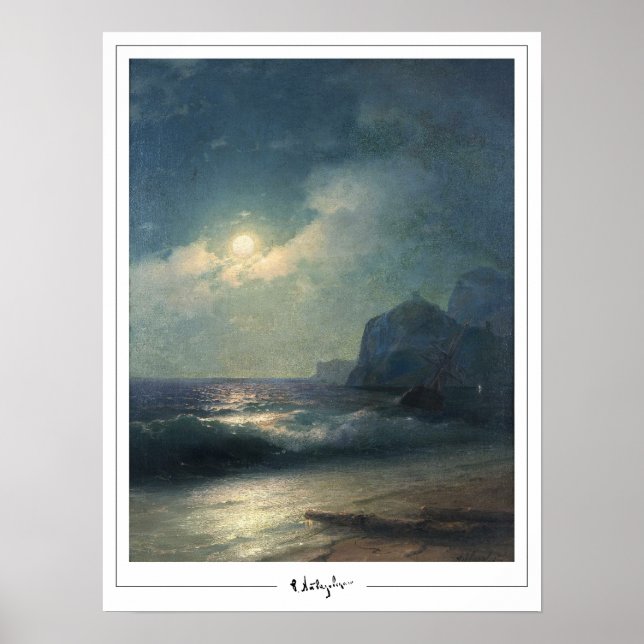 Póster de arte de Ivan Aivazovsky Zedign #204 (Frente)
