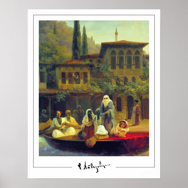Póster de arte de Ivan Aivazovsky Zedign #3 (Frente)