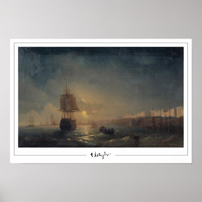 Póster de arte de Ivan Aivazovsky Zedign #559 (Frente)