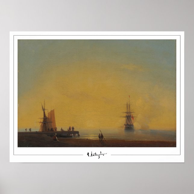 Póster de arte de Ivan Aivazovsky Zedign #570 (Frente)