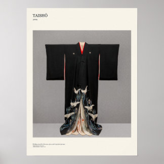 Póster de arte de Japón de la era Taishō