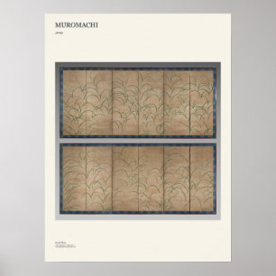 Póster de arte de Japón Muromachi