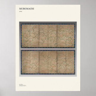 Póster de arte de Japón Muromachi