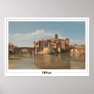 Póster de arte de Jean-Baptiste-Camille Corot #196