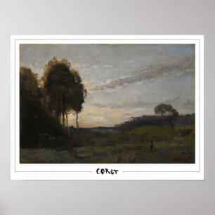 Póster de arte de Jean-Baptiste-Camille Corot #461