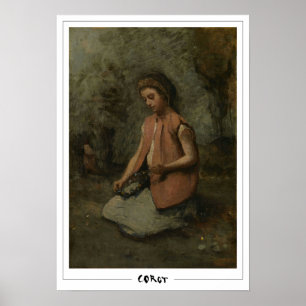 Póster de arte de Jean-Baptiste-Camille Corot #87