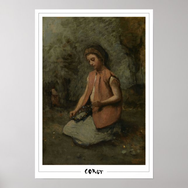 Póster de arte de Jean-Baptiste-Camille Corot #87 (Frente)