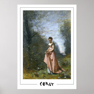 Póster de arte de Jean-Baptiste-Camille Corot Zedi