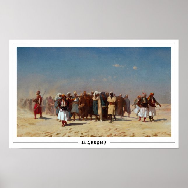Póster de arte de Jean-Léon Gérôme Zedign #106 (Frente)