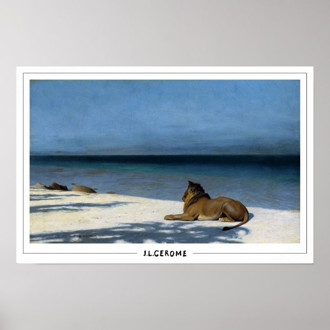 Póster de arte de Jean-Léon Gérôme Zedign #138 (Frente)