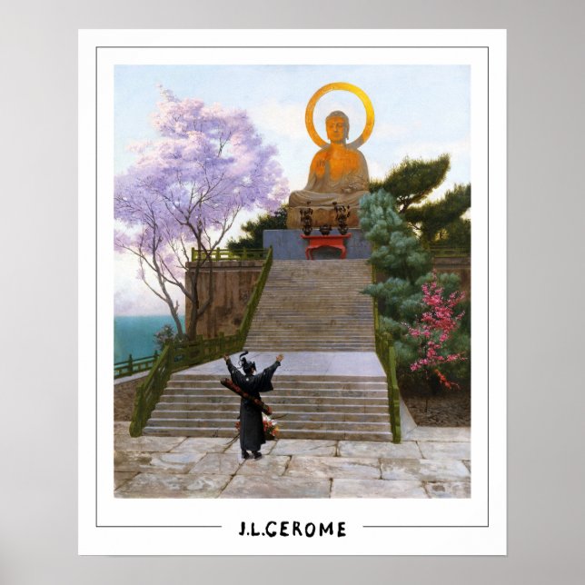 Póster de arte de Jean-Léon Gérôme Zedign #142 (Frente)