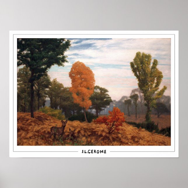 Póster de arte de Jean-Léon Gérôme Zedign #245 (Frente)