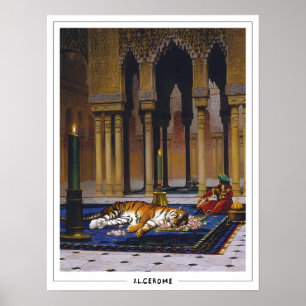 Póster de arte de Jean-Léon Gérôme Zedign #28
