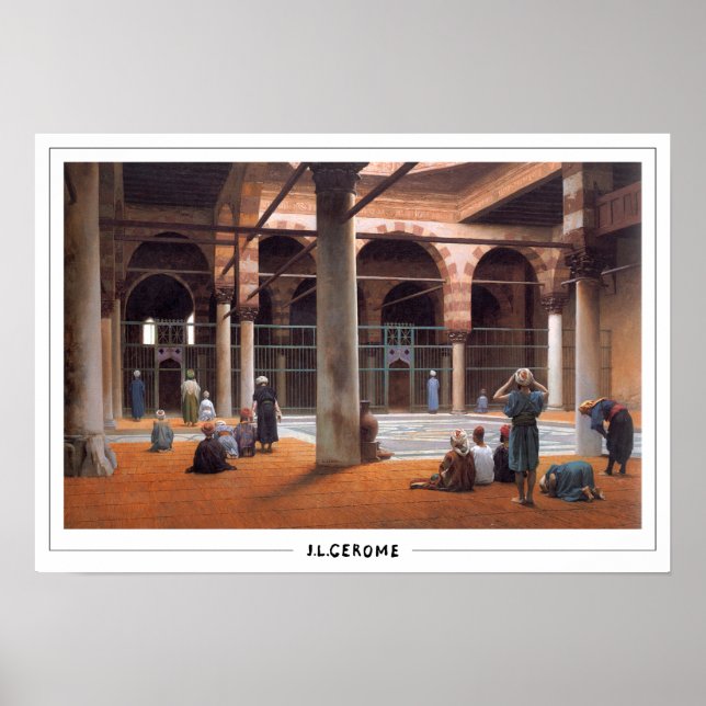 Póster de arte de Jean-Léon Gérôme Zedign #297 (Frente)