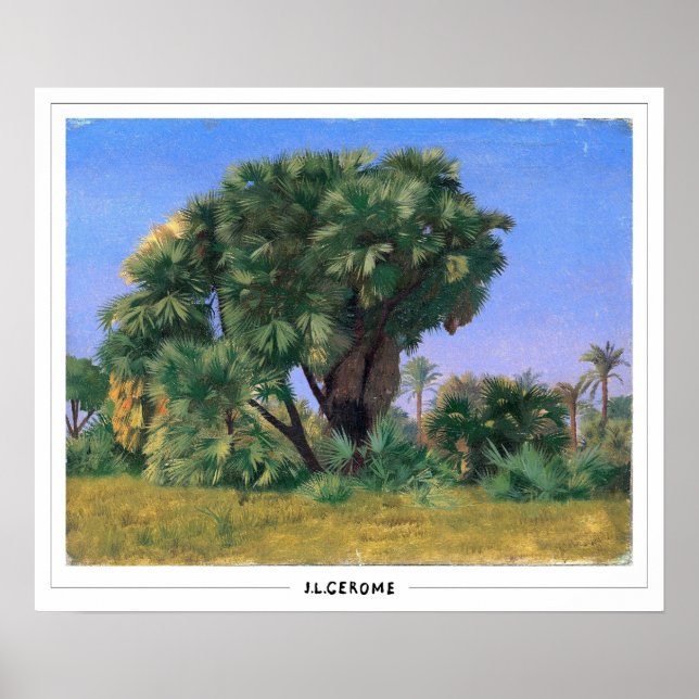 Póster de arte de Jean-Léon Gérôme Zedign #353 (Frente)