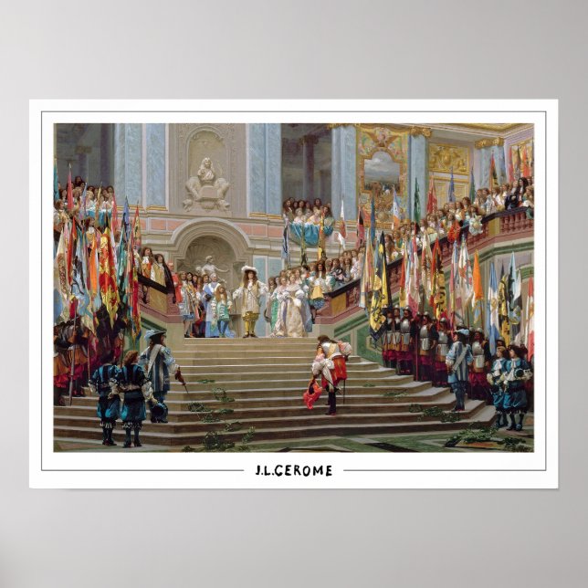 Póster de arte de Jean-Léon Gérôme Zedign #42 (Frente)