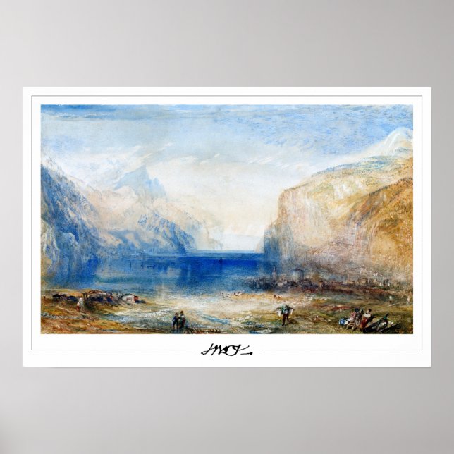 Póster de arte de JMW Turner Zedign #12-2 (Frente)