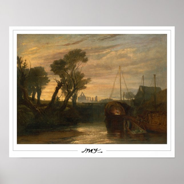 Póster de arte de JMW Turner Zedign #20-2 (Frente)
