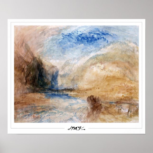 Póster de arte de JMW Turner Zedign #362-3 (Frente)